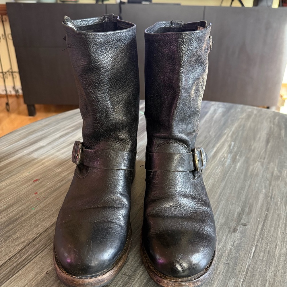 FRYE Veronica Moto Leather Boot